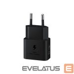 Adapteriai Samsung  SAMSUNG original charger Type C PD 3A 25W GaN EP-T2510NBEGEU black blister 
