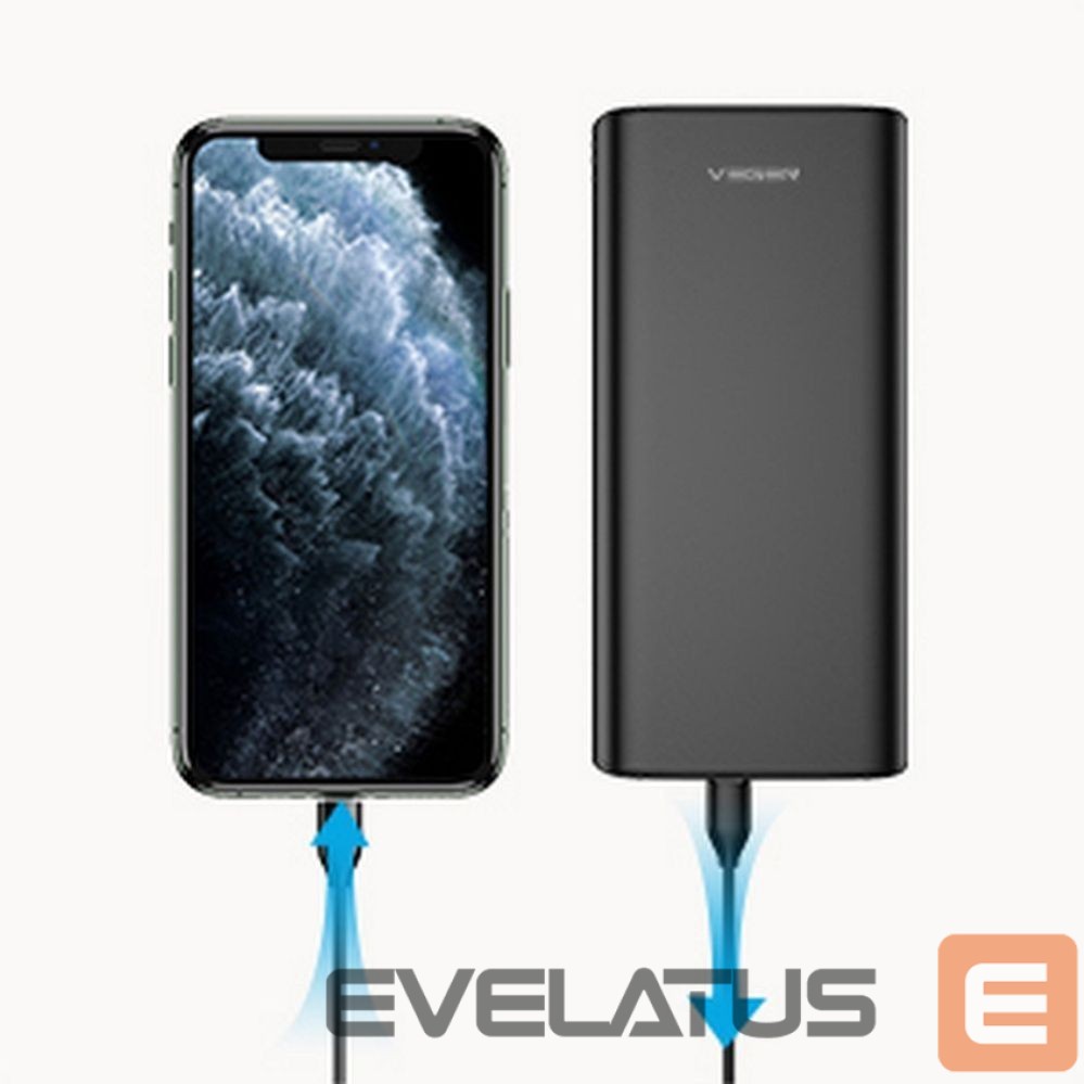 Išorinė baterija Veger Powerbank Veger T100 (W2032C-100) PD QC3.0 5A 100W 20000 mAh black