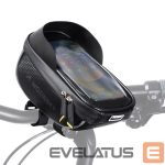 Dviračio priedas Wozinsky  Wozinsky Bike Handlebar Bag with Phone Case 1L Black (WBB16BK) 