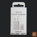 Adapteriai Samsung  Samsung EP-T1510NWEGEU 15W PD USB-C AFC Wall Charger - White 