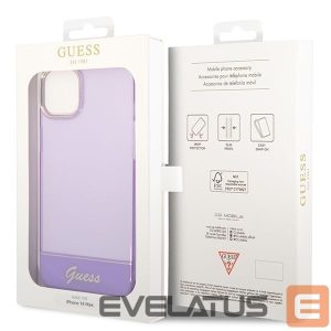 Nugarėlės dėklai Guess  Guess Translucent iPhone 14 6.1" Case - Purple 