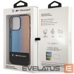 Nugarėlės dėklai BMW  BMW Half Tricolor Case for iPhone 14 Pro Max 6.7" - Black 