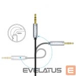 Kabelis Choetech  Choetech AUX002 cable mini jack 3.5mm (male) / mini jack 3.5mm (male) 1.2m - black 