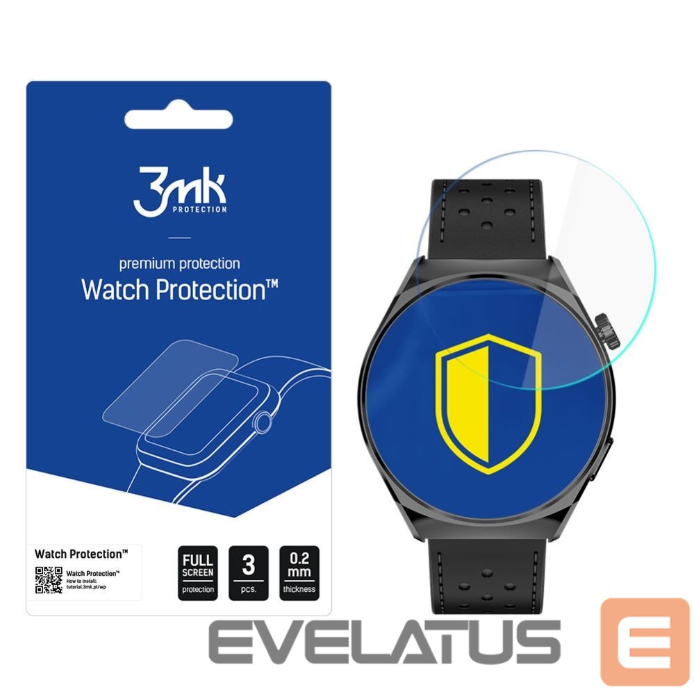 Apsauginė plėvelė 3MK Protective film for the smartwatch screen 3mk Watch Protection ARC on Garett V12