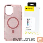 Nugarėlės dėklai Wozinsky  Wozinsky Glitter Case with Mag Safe for Samsung Galaxy S25+ - Pink with Glitter 