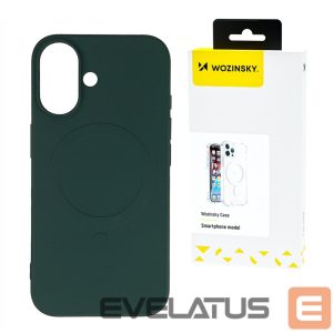 Nugarėlės dėklai Wozinsky  Liquid Silicone Case MagSafe for Samsung Galaxy S25+ - Green 