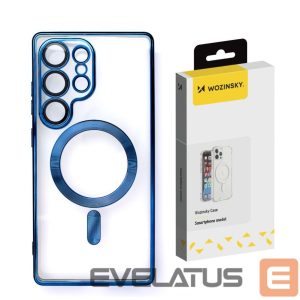 Nugarėlės dėklai Wozinsky  Wozinsky Electroplated Case with Magsafe for Samsung Galaxy S25+ - Blue 