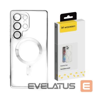 Nugarėlės dėklai Wozinsky  Wozinsky Electroplated Case with Magsafe for Samsung Galaxy S25+ - silver 