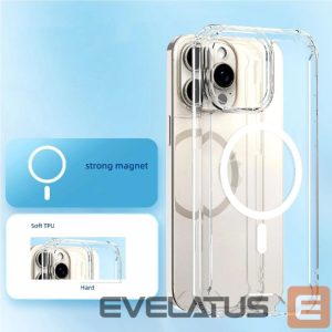 Nugarėlės dėklai Wozinsky  Wozinsky Clear Corner Case MagSafe for Samsung Galaxy S25 - Clear 