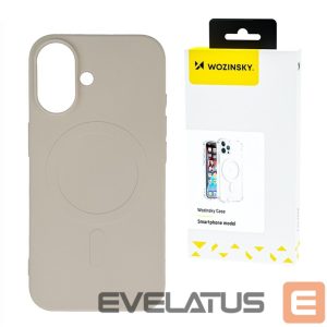 Nugarėlės dėklai Wozinsky  Wozinsky Silicone Case MagSafe Compatible for Samsung Galaxy S24 FE - Beige 