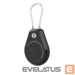 Nugarėlės dėklai Hurtel  Apple AirTag Case Waterproof with Steel Cable - Black 