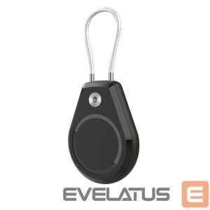 Nugarėlės dėklai Hurtel  Apple AirTag Case Waterproof with Steel Cable - Black 
