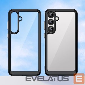 Nugarėlės dėklai Hurtel  Outer Space Case for Samsung Galaxy A36 Cover with Flexible Frame - Black 