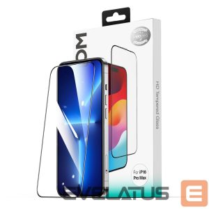 Apsauginiai stiklai Joyroom  Joyroom JR-MLG0278 2.5D HD Dustproof Tempered Glass with Black Frame for iPhone 15 Plus/16 Plus 