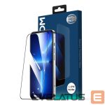 Apsauginiai stiklai Joyroom  Joyroom JR-MLG0286 2.5D Anti-Blue Light + Dustproof Tempered Glass with Black Frame for iPhone 15 Plus/16 Plus 