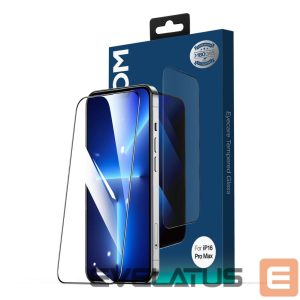 Apsauginiai stiklai Joyroom  Joyroom JR-MLG0286 2.5D Anti-Blue Light + Dustproof Tempered Glass with Black Frame for iPhone 15 Plus/16 Plus 