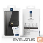 Nugarėlės dėklai Dux Ducis  Dux Ducis Lawa Leather Case for Samsung Galaxy S25+ with Detachable Magnetic Wallet - Black 