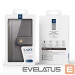 Nugarėlės dėklai Dux Ducis  Dux Ducis Lawa Leather Case for Samsung Galaxy S25+ with Detachable Magnetic Wallet - Gray 