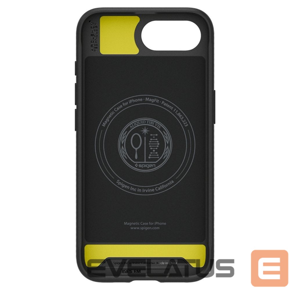 Nugarėlės dėklai Spigen Spigen Rugged Armor MagSafe case for iPhone 16e - black