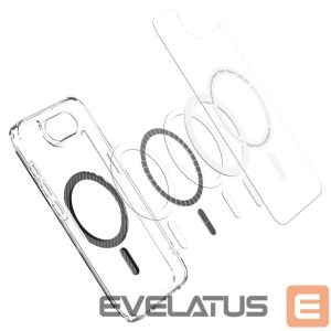 Nugarėlės dėklai Spigen  Spigen Ultra Hybrid MagSafe iPhone 16e Carbon Fiber Case - Clear 
