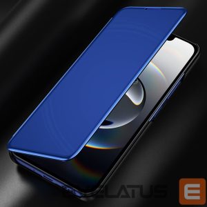 Nugarėlės dėklai Hurtel  Clear View Case for iPhone 16e Flip Cover - Blue 