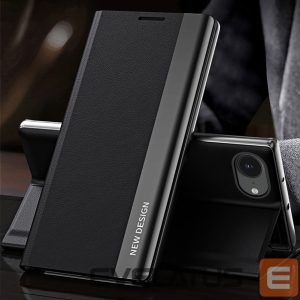 Nugarėlės dėklai Hurtel  Sleep Case Pro for iPhone 16e with Flip and Stand - Black 