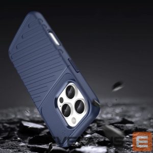Nugarėlės dėklai Hurtel  Thunder Case for iPhone 16e Silicone Armored Cover - Blue 