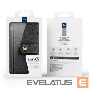 Nugarėlės dėklai Dux Ducis  Dux Ducis Lawa Leather Case for iPhone 16 Pro Max - Black 