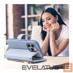 Nugarėlės dėklai Dux Ducis  Dux Ducis Lawa Leather Case for iPhone 15 Pro Max - Blue 