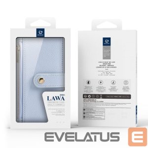 Nugarėlės dėklai Dux Ducis  Dux Ducis Lawa iPhone 16 Pro Leather Case with Detachable Magnetic Wallet - Blue 