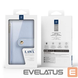 Nugarėlės dėklai Dux Ducis  Dux Ducis Lawa Leather Case for iPhone 16 Pro Max with Detachable Magnetic Wallet - Blue 