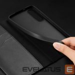 Nugarėlės dėklai Dux Ducis  Dux Ducis Hivo Samsung Galaxy S25 Edge Case with Flip and RFID Protection - Black 