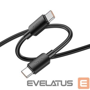 Kabelis Hoco  Cable USB C to USB C Hoco PD 6A 100W 1 m X96 black 