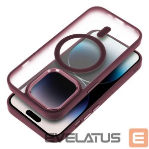 Nugarėlės dėklai OEM - Case for iPhone 17 PRO MAX Matte Mag Cover compatible with MagSafe red 