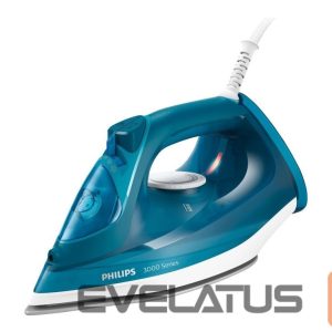Lygintuvai Philips  DST3040/70 3000 Series | Steam Iron | 2600 W | Water tank capacity 300 ml | Continuous steam 40 g/min | Steam boost performance 200 g/min | Blue/White 