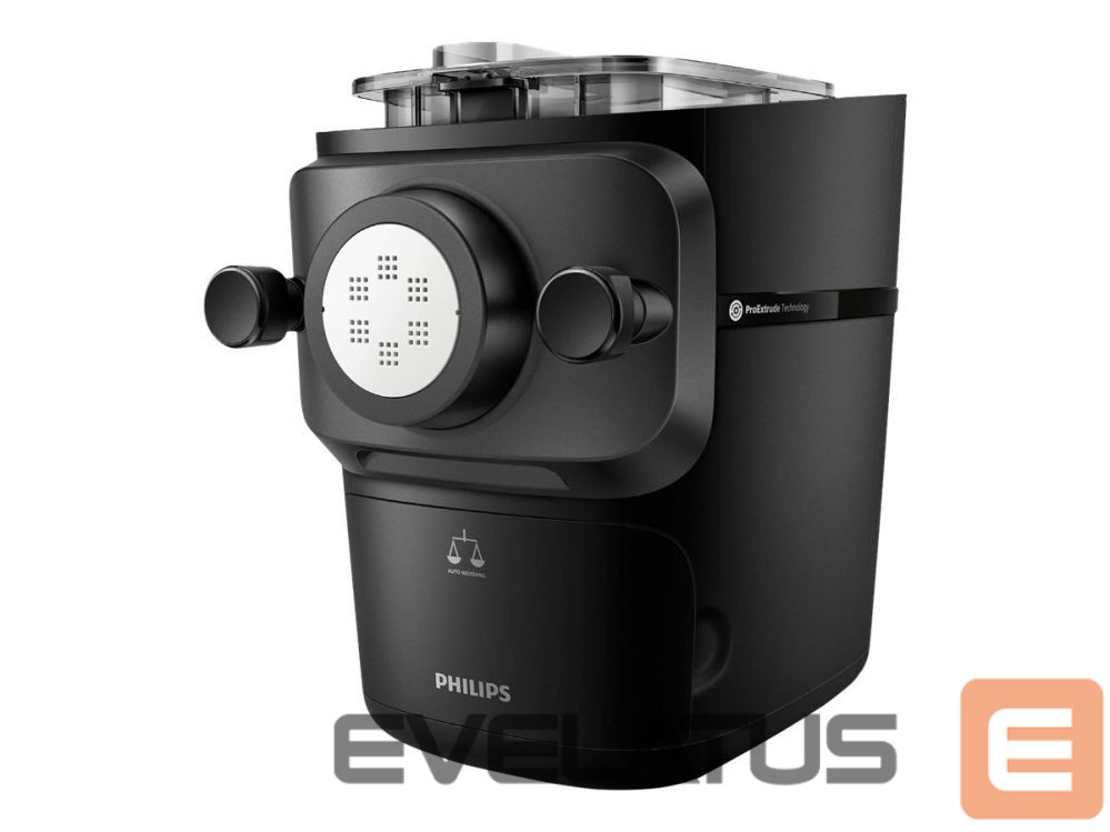Maišytuvai ir maišytuvai Philips Pasta Maker | HR2665/96 | 200 W | Number of speeds 1 | Bowl capacity 0.8 L | Black