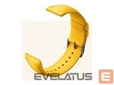 Dirželis Xiaomi | Watch Strap | Chrome Yellow | Leather | Adjustable to fit wrist sizes ranging from 135-205mm