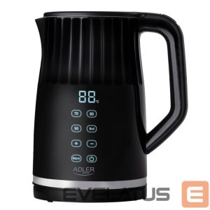 Virdulys Adler  Kettle with LED display | AD 1350 | Electric | 2200 W | 1.7 L | Stainless Steel | 360° rotational base | Black 
