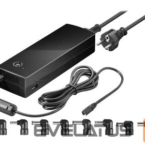 Kabelis Goobay  55004 Notebook Power Supply 134.5 W, Black 