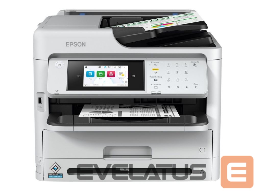 Spausdintuvai EPSON WorkForce Pro WF-M5899DWF Inkjet Mono Mono Multifunction Printer A4 Wi-Fi