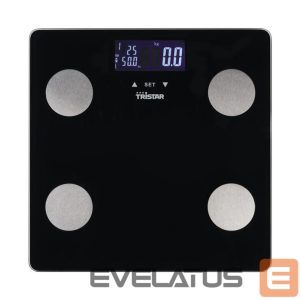 Svarstyklės Tristar  Personal Scale | WG-2442 | Maximum weight (capacity) 150 kg | Accuracy 100 g | Body Mass Index (BMI) measuring | Black 