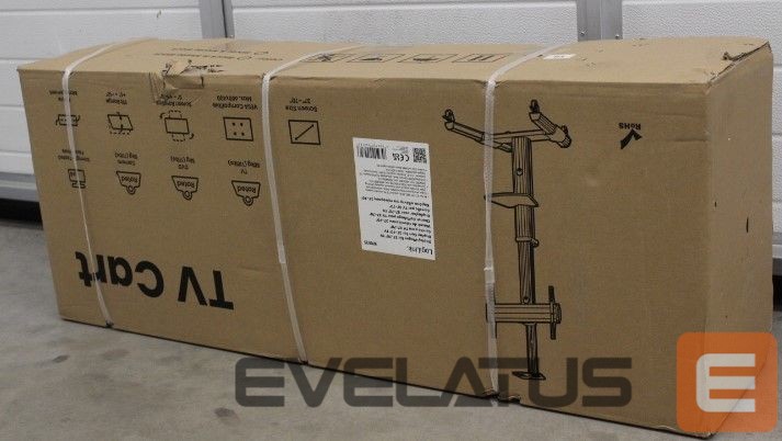 Televizoriaus laikiklis Logilink SALE OUT. BP0025 TV stand cart, adjustable TV height, 37–70“, max. 50 kg | | Floor stand | BP0025 | 30-70 " | Maximum weight (capacity) 50 kg | DAMAGED PACKAGING