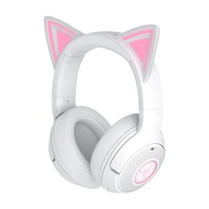 Belaidės ausinės Razer  Headset | Kraken Kitty V2 BT | Bluetooth | Over-ear | Microphone | Noise canceling | Wireless | White 