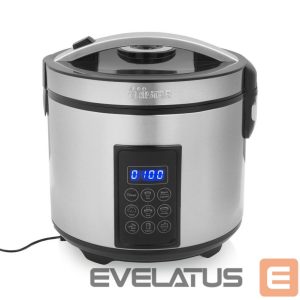 Kiti smulkūs buitiniai prietaisai Tristar  Digital Rice and Steam Cooker | RK-6138 | 900 W | 2.2 L | Number of programs 7 | Grey 