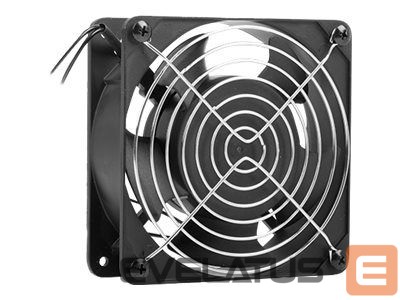 Fitneso apyrankė Lanberg Fan for 10" & 19" rack wall-mount cabinet 230V 120x120x38mm, black |
