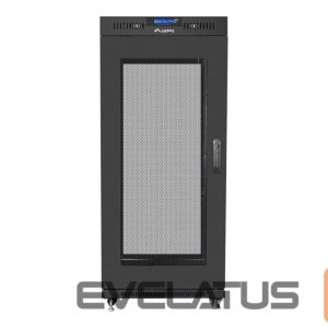 Serveriai Lanberg  Rack cabinet 19" free-standing 15U/800x1000 (flat pack) with mesh door lCD V2, black | 