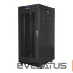 Serveriai Lanberg  Rack cabinet 19" free-standing 27U/600x800 (flat pack) with mesh door ICD V2, black | 