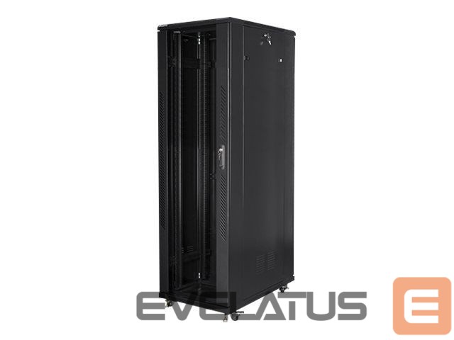 Serveriai Lanberg Rack cabinet 19" free-standing 42U/800x1000 (flat pack), black |