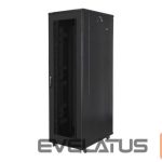 Serveriai Lanberg  Rack cabinet 19" free-standing 42U/800x1000 (flat pack) with mesh door, black | 