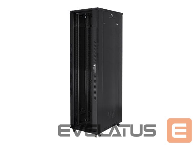 Serveriai Lanberg Rack cabinet 19" free-standing 47U/800x1000 (flat pack), black |